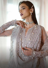 Luminara By Ayzel Afrozeh Embroidered Net 3 Piece Unstitched Suit AF24LA AWF-07 FREYA